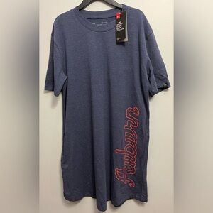 NWT-Under Armour Auburn college tshirt dress with pockets! Size med navy/orange